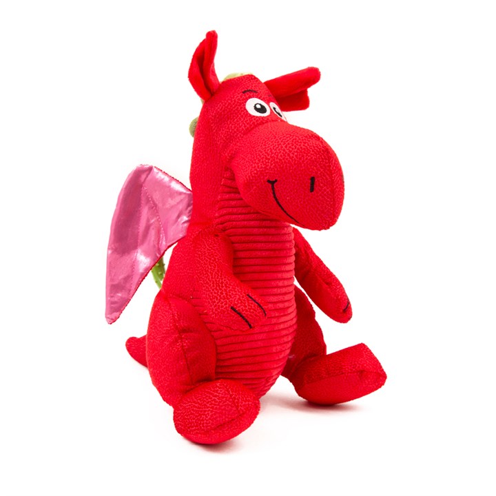 Great & Small British Beasts Welsh Red Dragon Dog Toy | Pets Corner