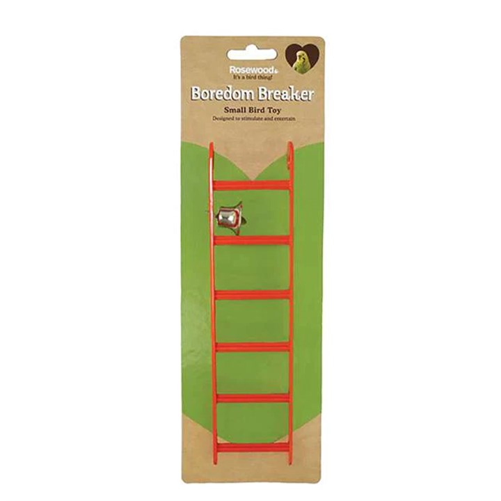 Rosewood Breaker Budgie/Canary Ladder With Bell Toy