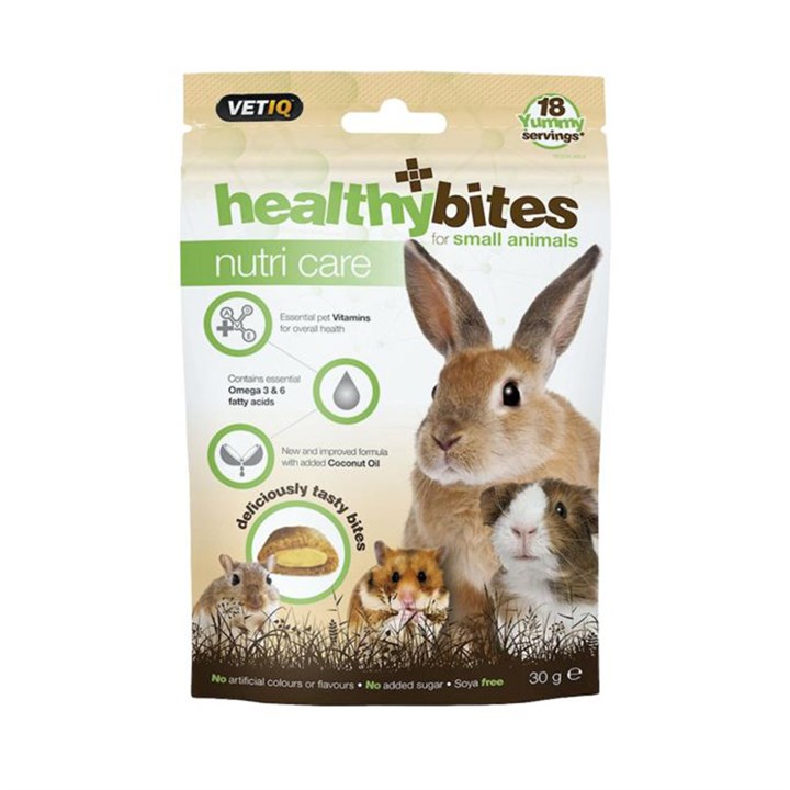 VetIQ Healthy Bites Nutri Care Small Animal Treat 30g