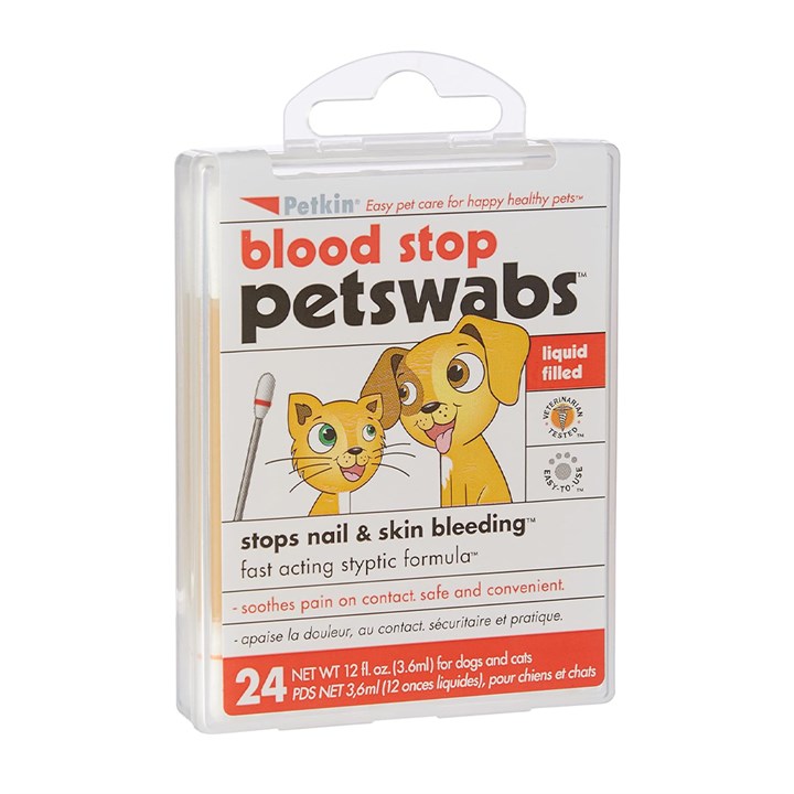 Petkin Blood First Aid Stop Swabs