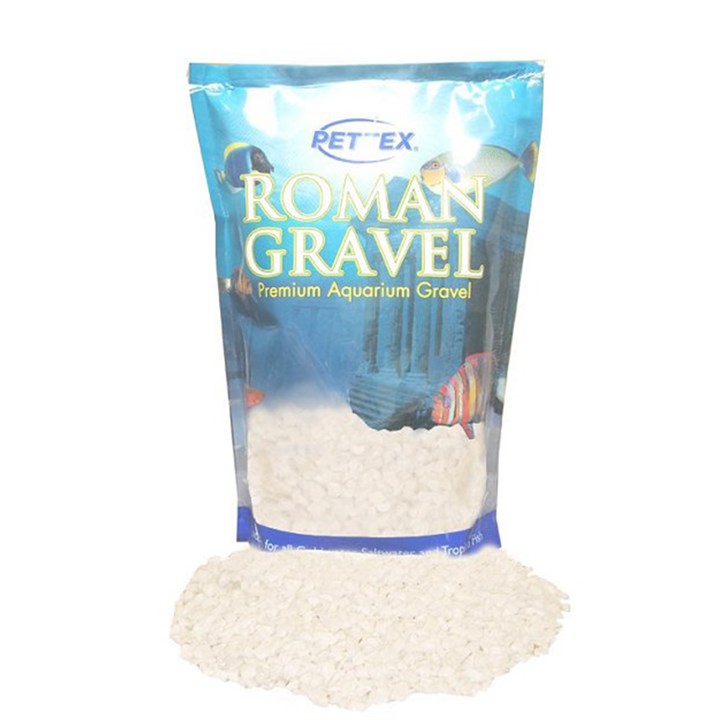 Pettex White Roman Gravel Aquarium Substrate 8kg