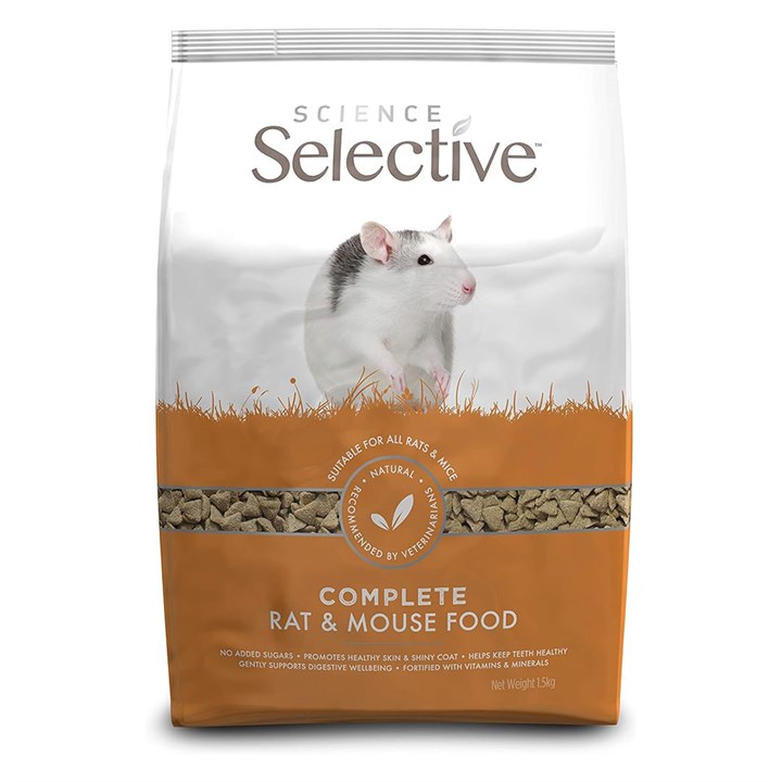 Science Selective Rat Apple & Blackcurrant Food 1.5kg