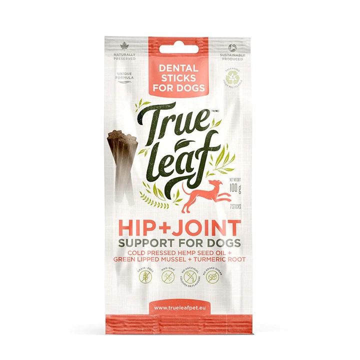 True Leaf Dental Sticks Hip & Joint Dog Treats 100g