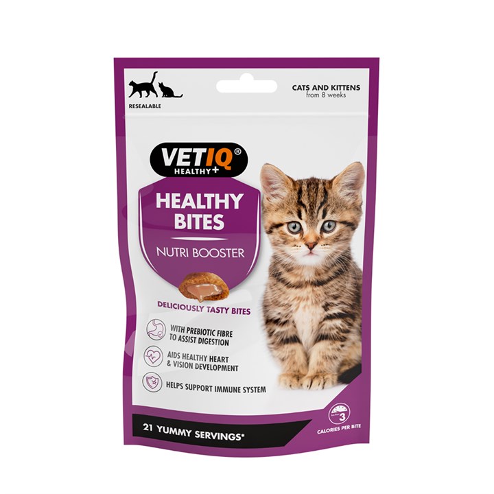 VetIQ Healthy Bites Nutri Booster Kitten Treat 65g