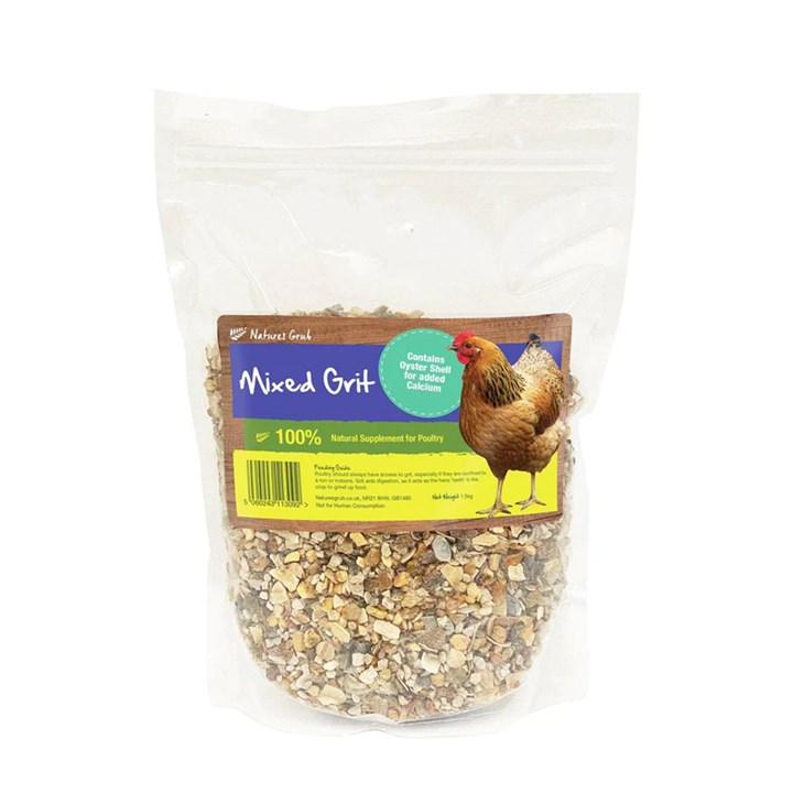 Natures Grub Mixed Grit 1.5kg Pouch