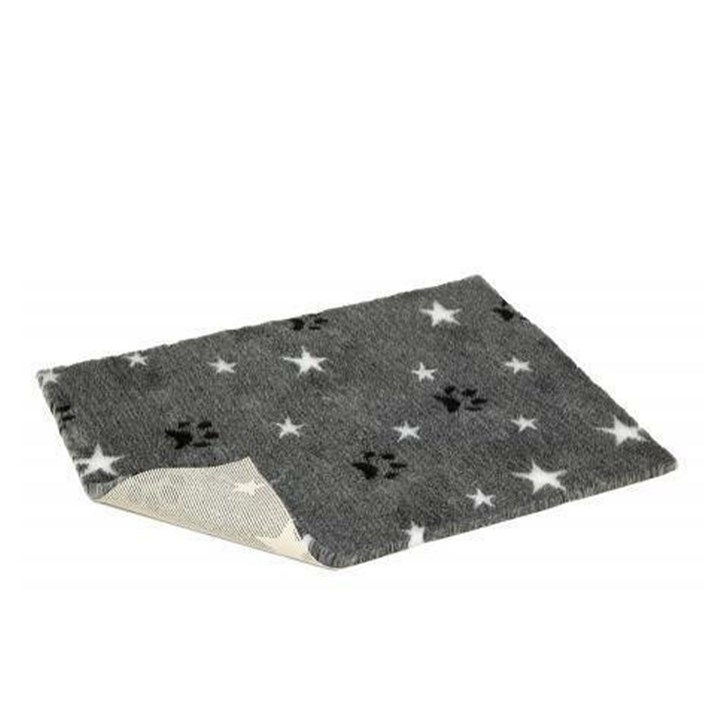 Vetbed Grey Paws/Stars Pet Bed