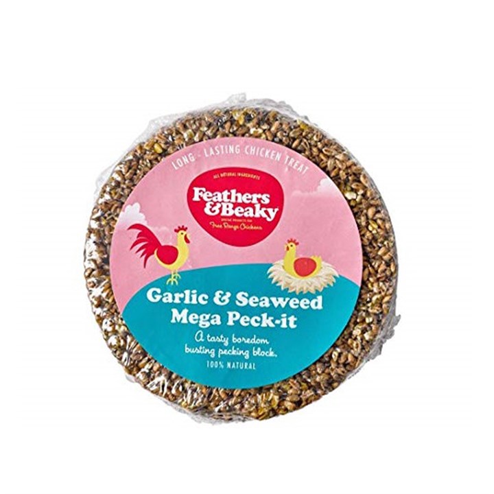 Feathers & Beaky Garlic & Seaweed Mega Peck-it Bird Treat