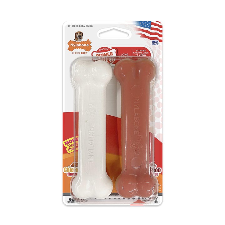 Nylabone Dura Chew Bacon Chicken Medium Dog Toy (2)