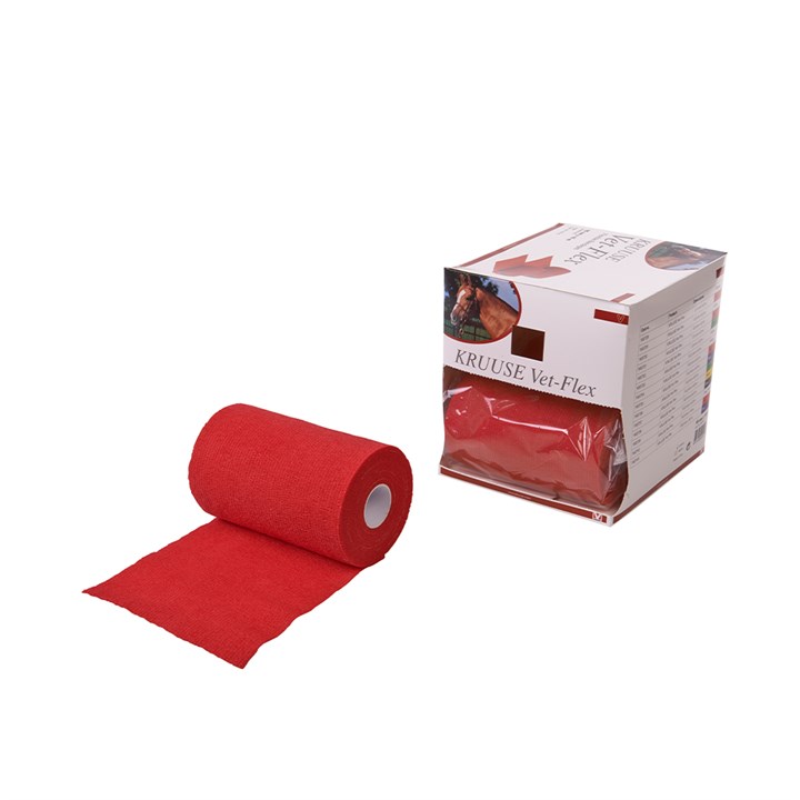 KRUUSE Vet-Flex Bandage Red Small