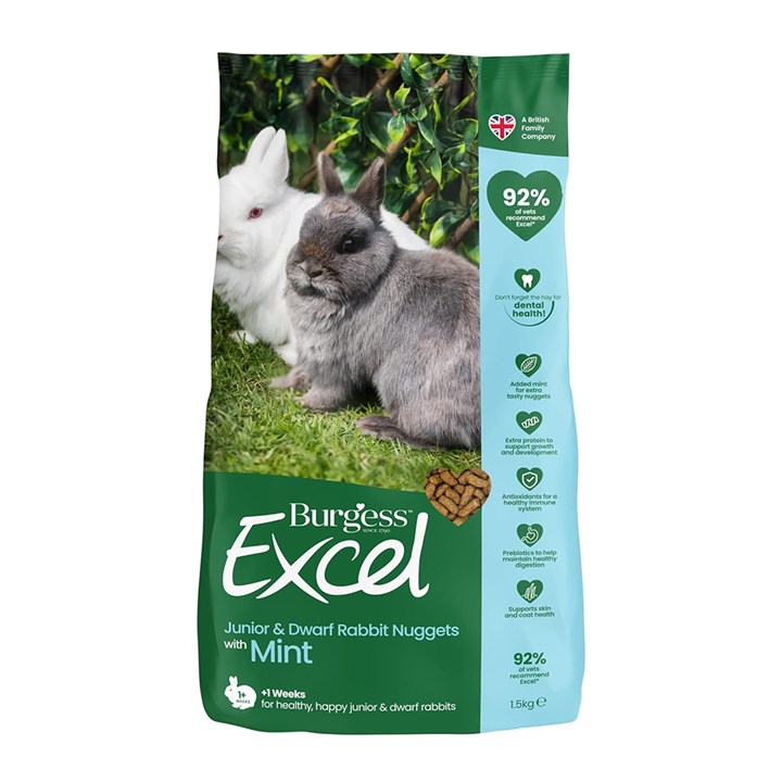 Burgess Excel Junior & Dwarf Rabbit Food