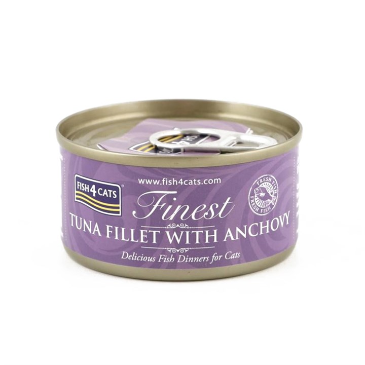 Fish4Cats Tuna Fillet WIth Anchovy Wet Cat Food 70g