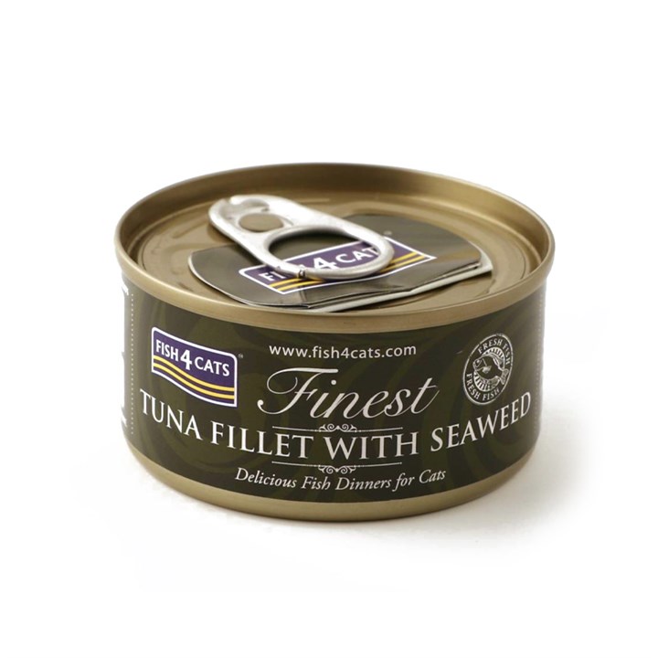 Fish4Cats Tuna Fillet With Seaweed Wet Cat Food 70g