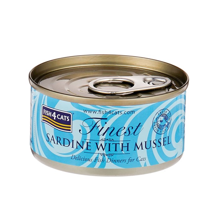 Fish4Cats Sardine With Mussel Wet Cat Food 70g