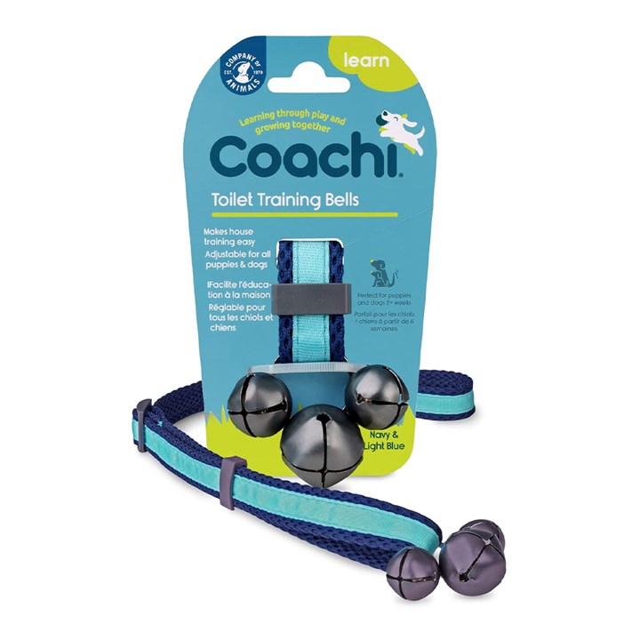 Coachi Toilet Training Bells Navy & Light Blue