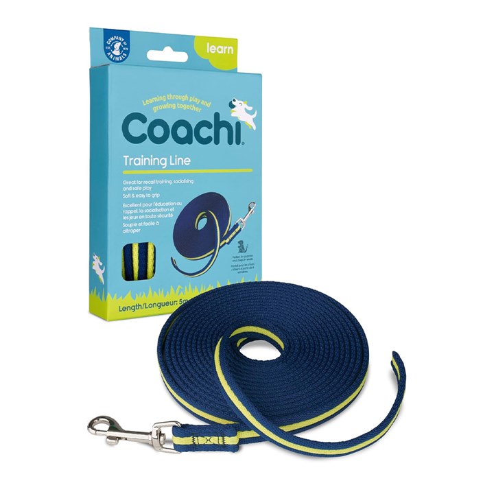 Coachi Training Line Navy & Lime 5m