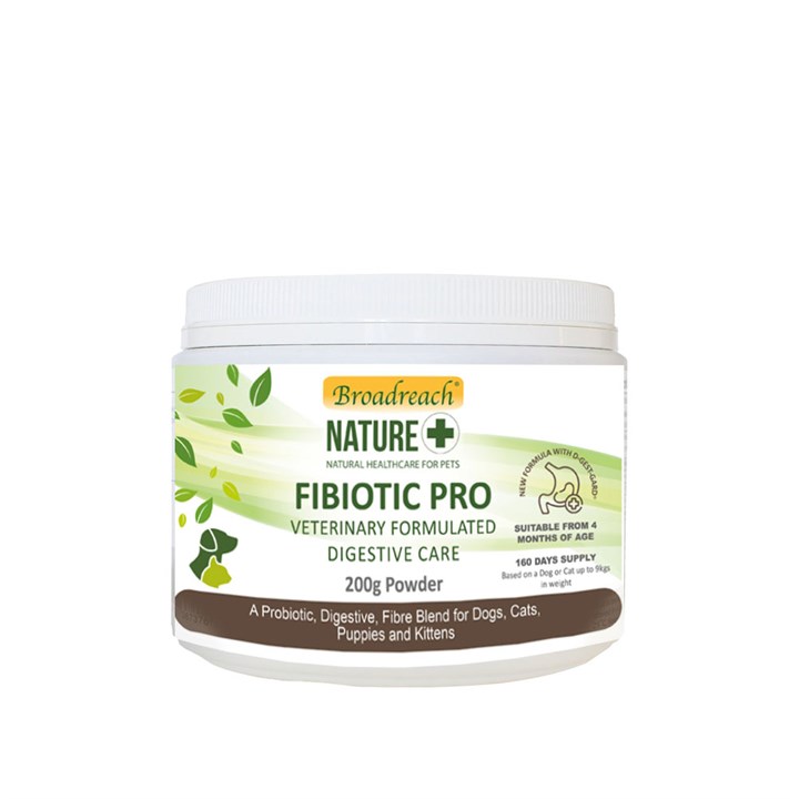 Broadreach Nature Fibiotic Pro Dogs & Cats Supplement 200g