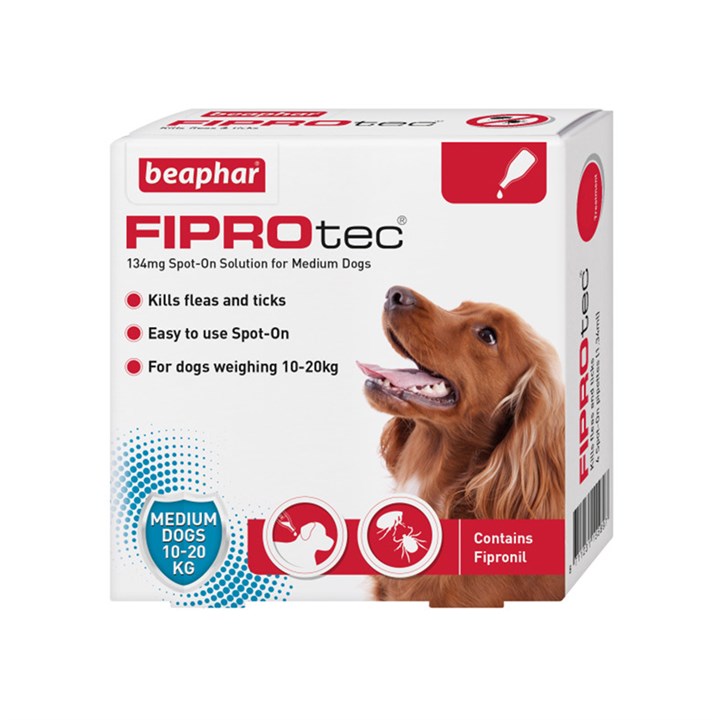 Beaphar FIPROtec Spot-On Medium Dog