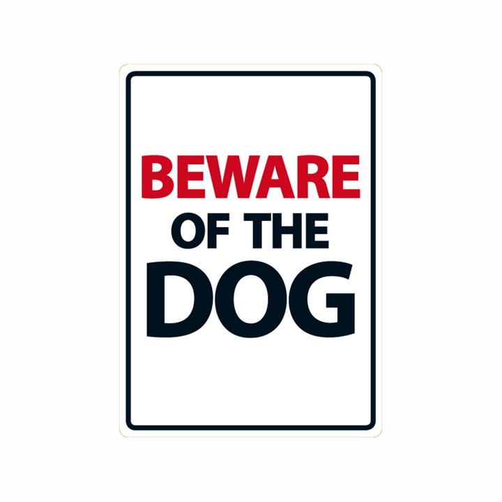 Beware of the Dog Sign