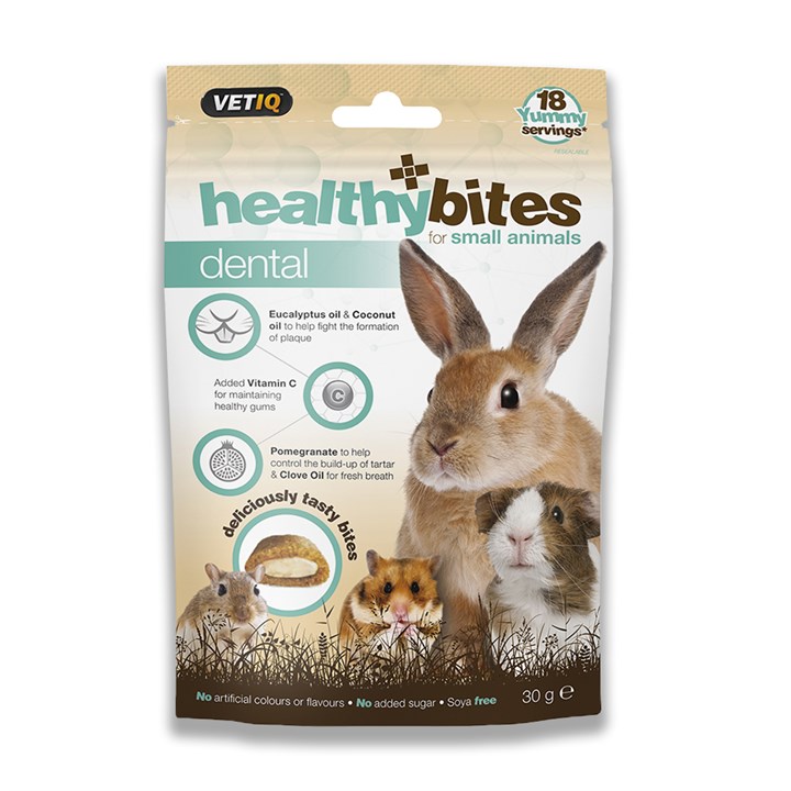 VetIQ Healthy Bites Dental Treats Small Animal 30g