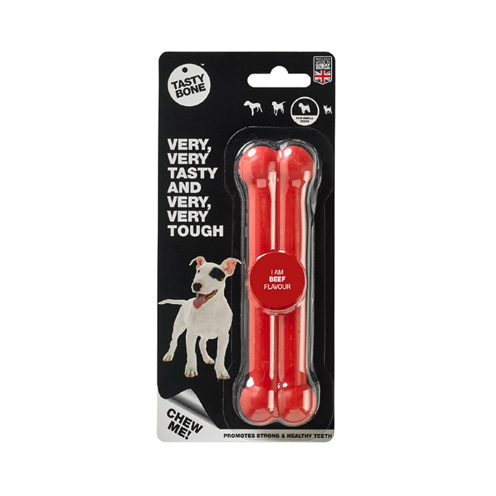 TastyBone Beef Bone Dog Chew Small