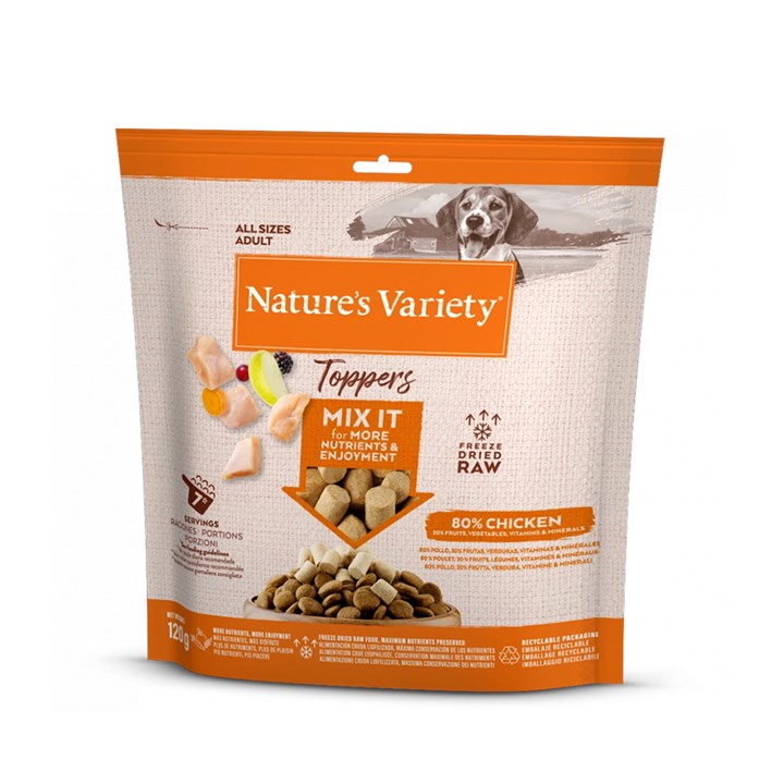 Natures Variety Topper Chicken Dog Food