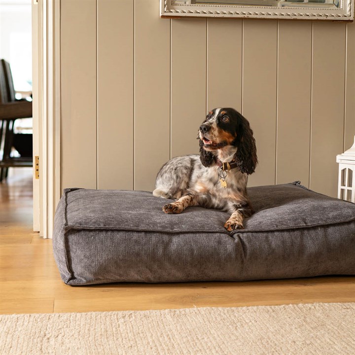 Fantail Mattress Stargaze Mellow Smoke Grey Dog Bed