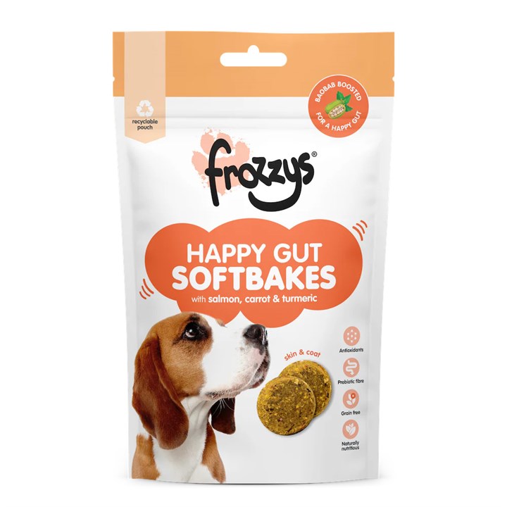 Frozzys Salmon, Carrot and Tumeric Softbake Dog Treats