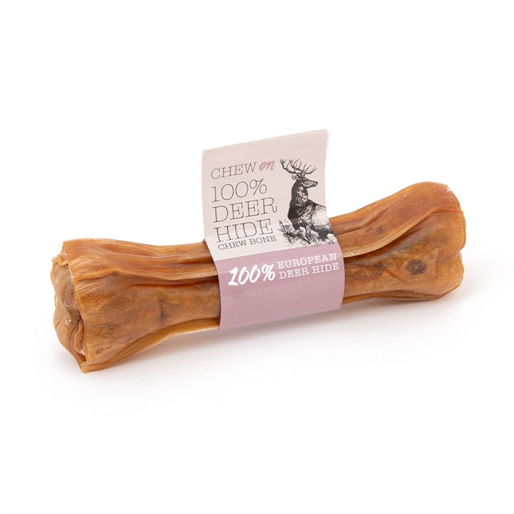 Great & Small ChewOn 100% Deer Hide Bone Dog Chew