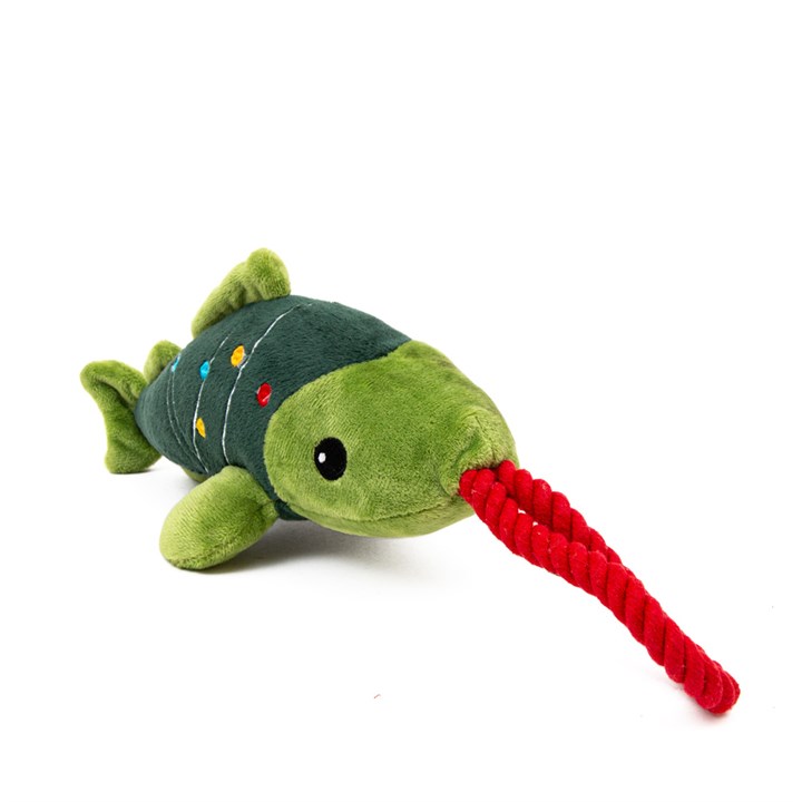 Great & Small Christmas Fish Dog Toy