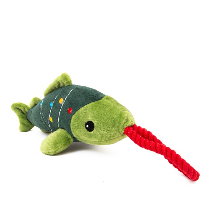 Great & Small Christmas Fish Dog Toy