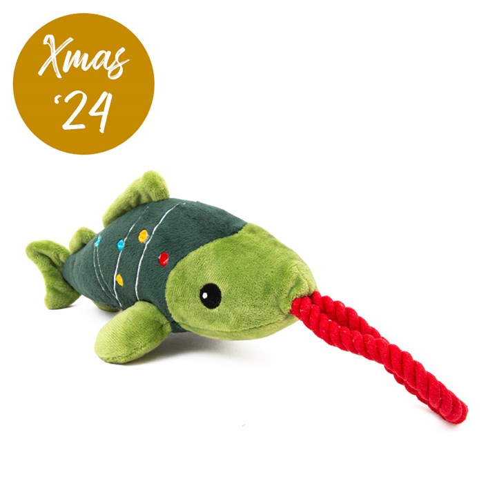 Great & Small Christmas Fish Dog Toy