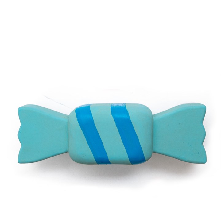 Great & Small Christmas Latex Blue Candy Dog Toy