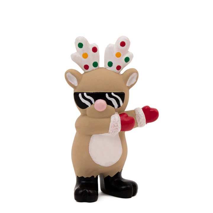 Great & Small Christmas Latex Dancing Reindeer Dog Toy