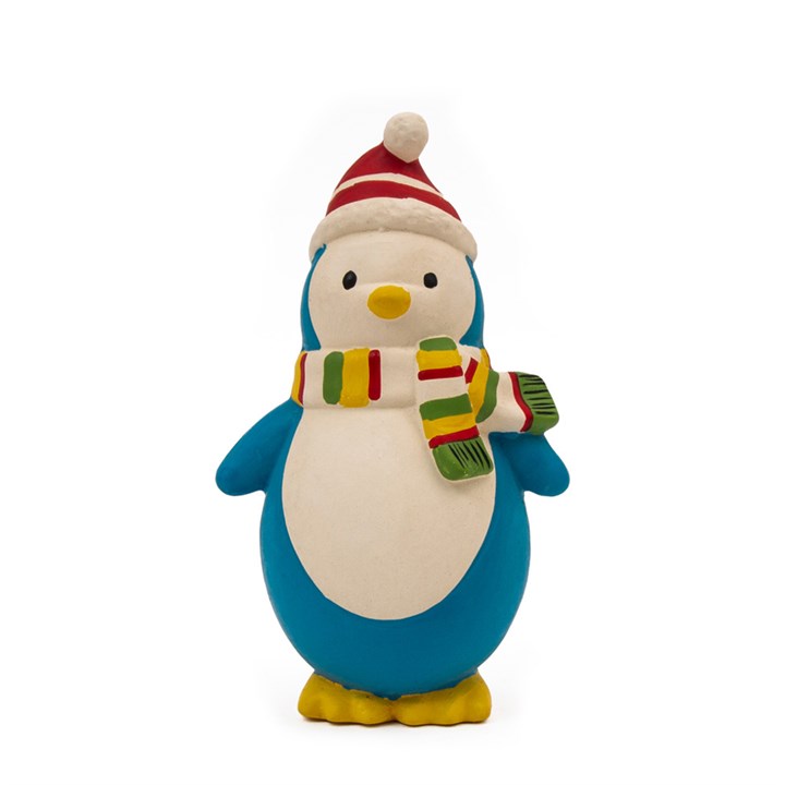 Great & Small Christmas Latex Penguin Dog Toy