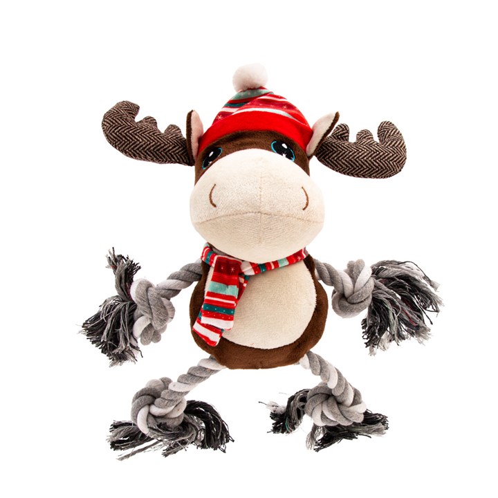 Great & Small Christmas Moose Dog Toy