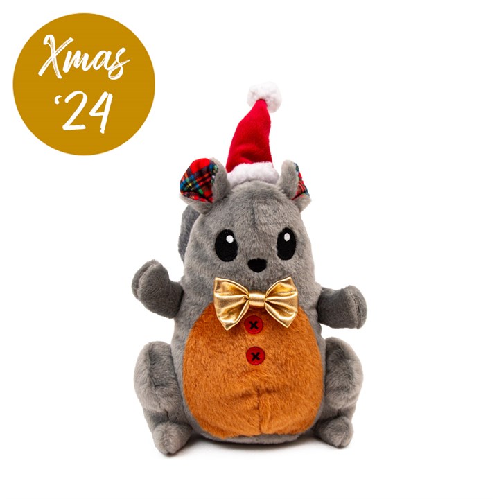 Great & Small Christmas Squirrel Dog Toy