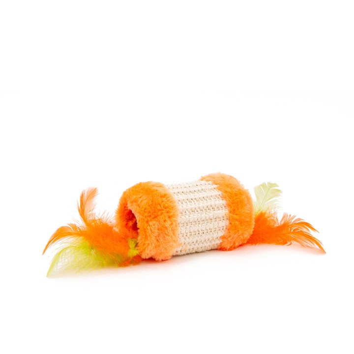 Great & Small Fiesta Sisal Feather Roller Cat Toy