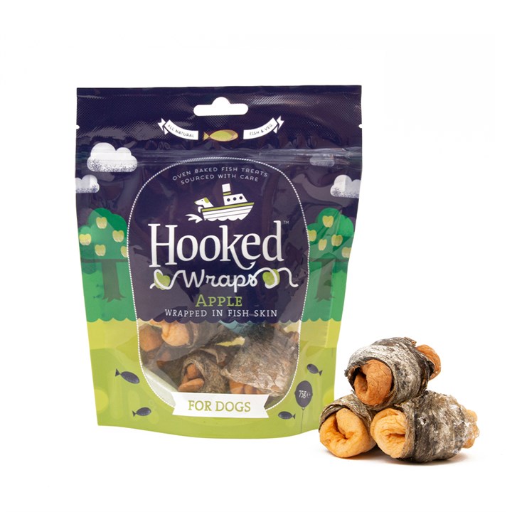 Hooked Wraps Apple Dog Treats