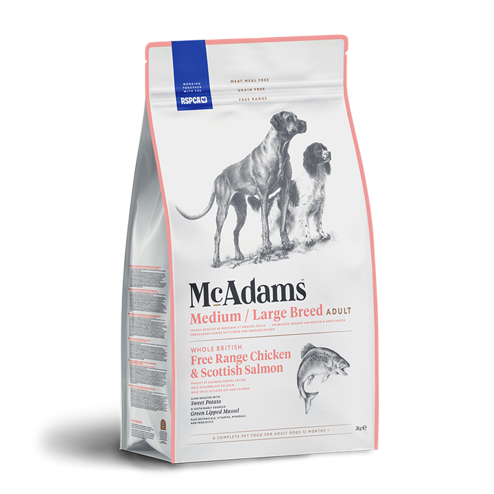 McAdams Chicken & Salmon Medium / Large Breed Dry Dog Food