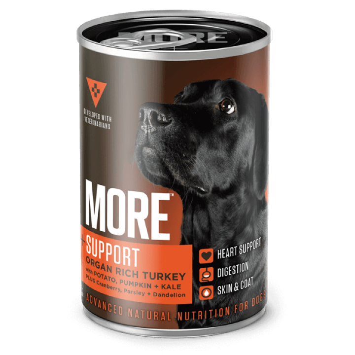 MORE Heart Support Turkey Wet Dog Food 400g