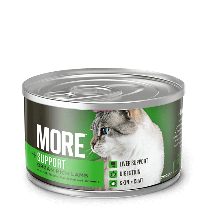 MORE Liver Support Lamb Wet Cat Food 200g