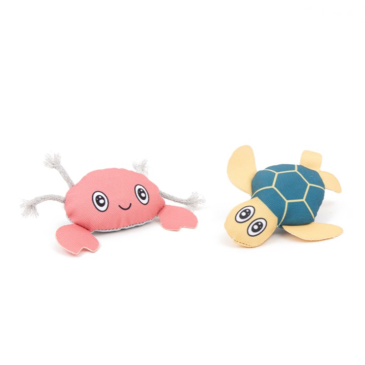 Great & Small Oddity Ocean Turtle & Crab Cat Toys