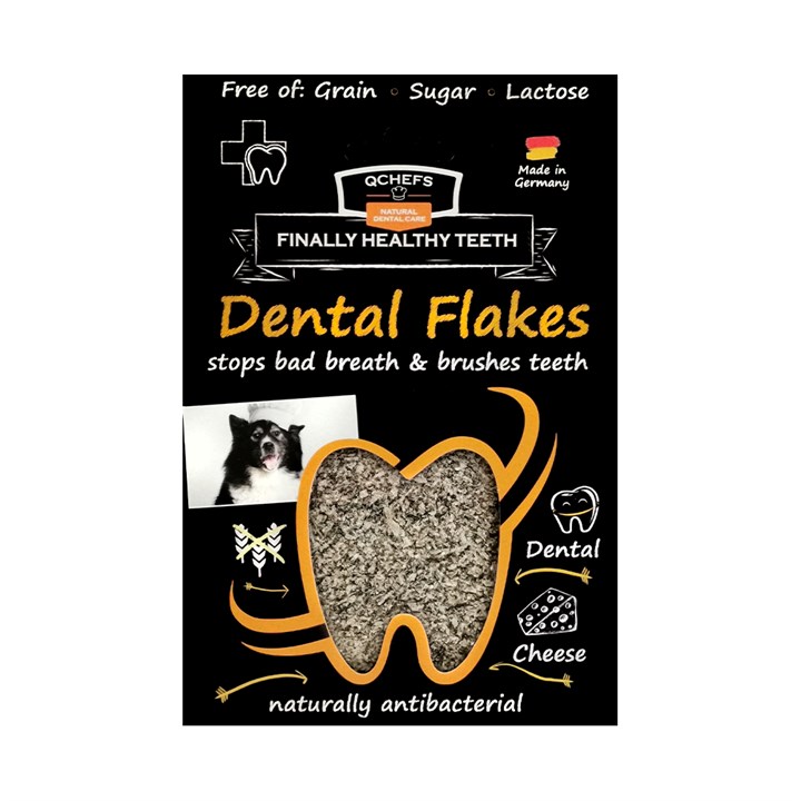 QChefs Dental Flakes for Dogs 90g