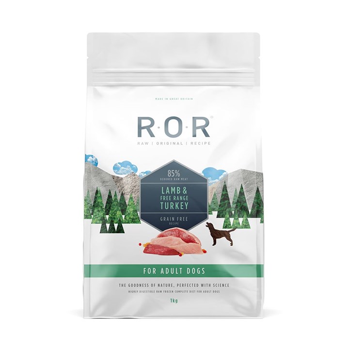 ROR Frozen Lamb & Turkey Complete Raw Dog Food