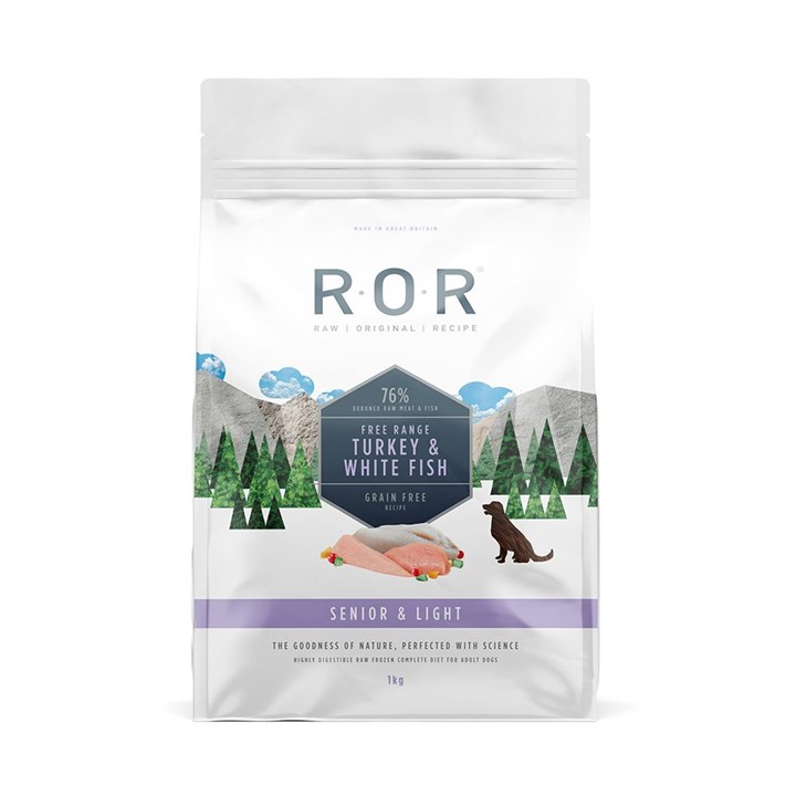 ROR Frozen Turkey Complete Raw Senior Raw Dog Food