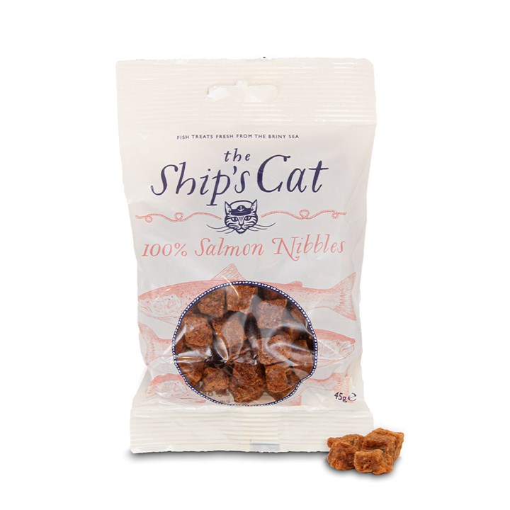 Ship's Cat 100% Salmon Nibbles Cat Treat 80g