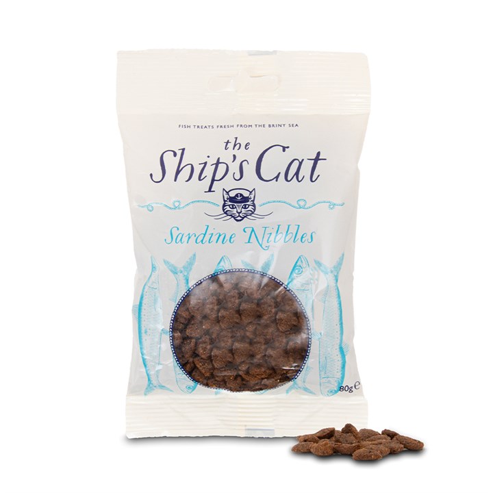 Ship's Cat Sardine Nibbles Cat Treat 80g