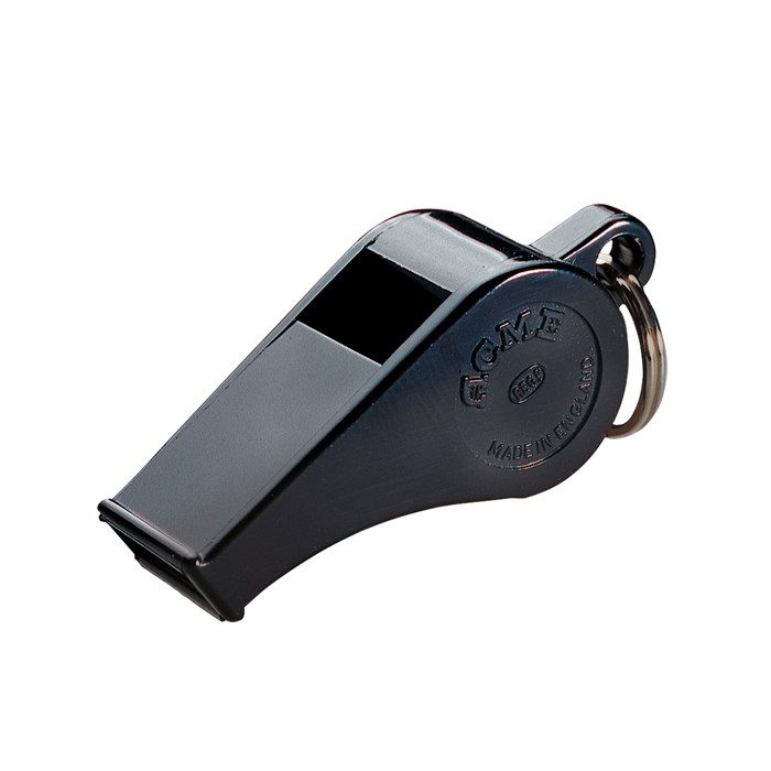 Acme Small Plastic Thunderer Whistle Black