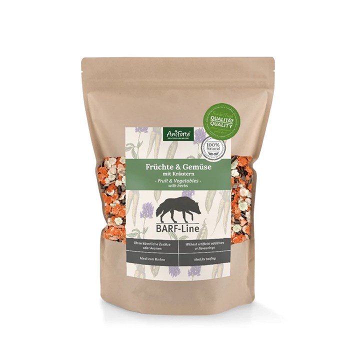 AniForte BARF Fruit & Veg Dog Food 1kg