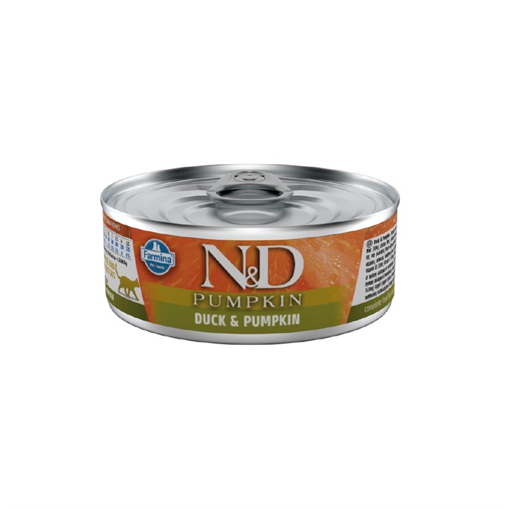 Natural & Delicious Adult Cat Food Duck & Pumpkin 70G